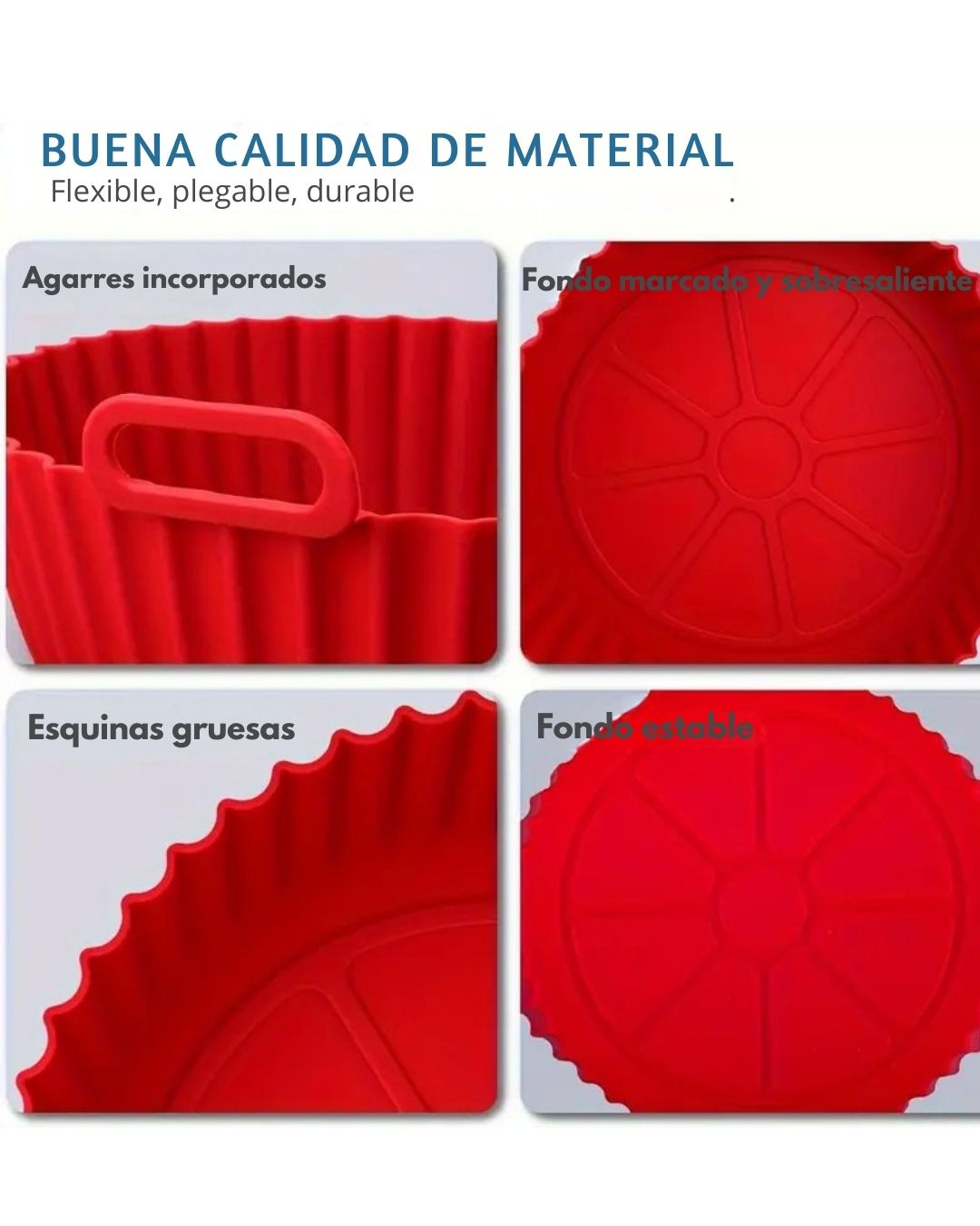 Pack de 6 Moldes de silicona