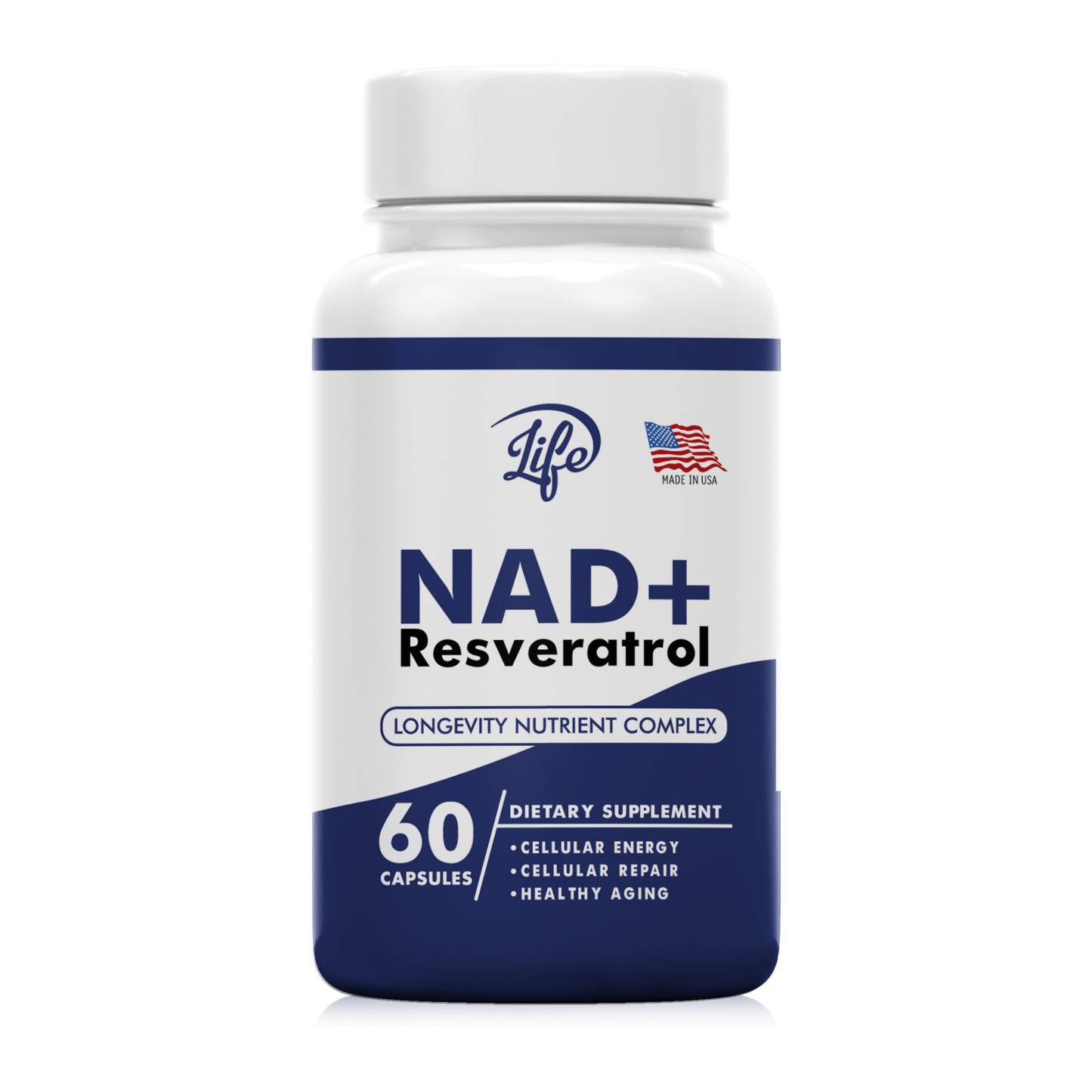 Nad + Resveratrol (60 Capsulas)