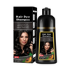 Champú Tinte para Cubrir las Canas Shampoo 500ml, 3 en 1